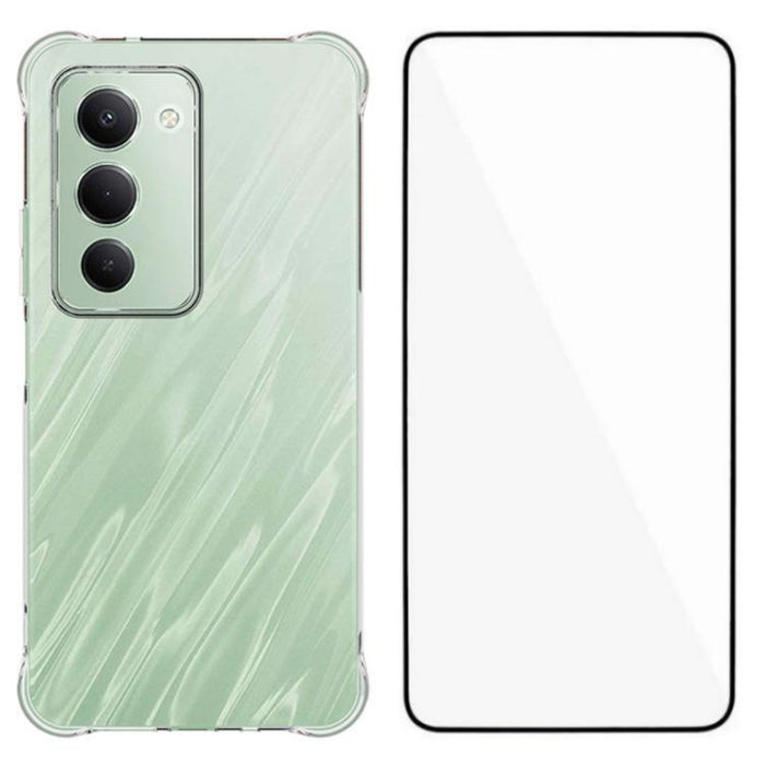 Funda protectora transparente de TPU con cuatro esquinas y protector de pantalla WANLONFENG, For Redmi A7 Pro 4G 171mm / Poco C85x 5G, For Redmi 15a 5G, For Redmi Turbo 5 Max / Poco X8 Pro Max 5G, For Redmi Turbo 5 / Xiaomi Poco X8 Pro 5G              ...