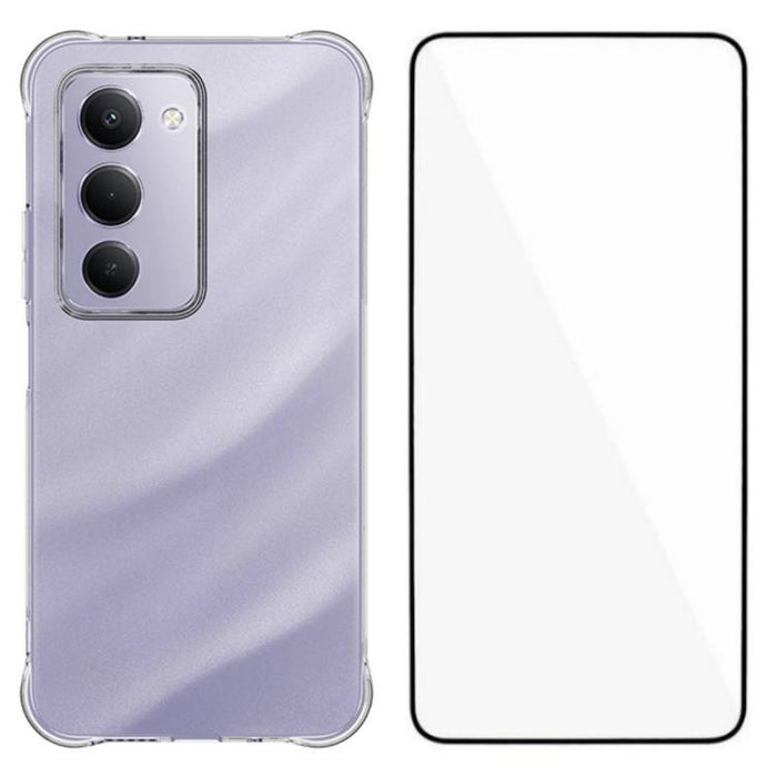 Funda protectora transparente de TPU con cuatro esquinas y protector de pantalla WANLONFENG, For Redmi A7 Pro 4G 171mm / Poco C85x 5G, For Redmi 15a 5G, For Redmi Turbo 5 Max / Poco X8 Pro Max 5G, For Redmi Turbo 5 / Xiaomi Poco X8 Pro 5G              ...
