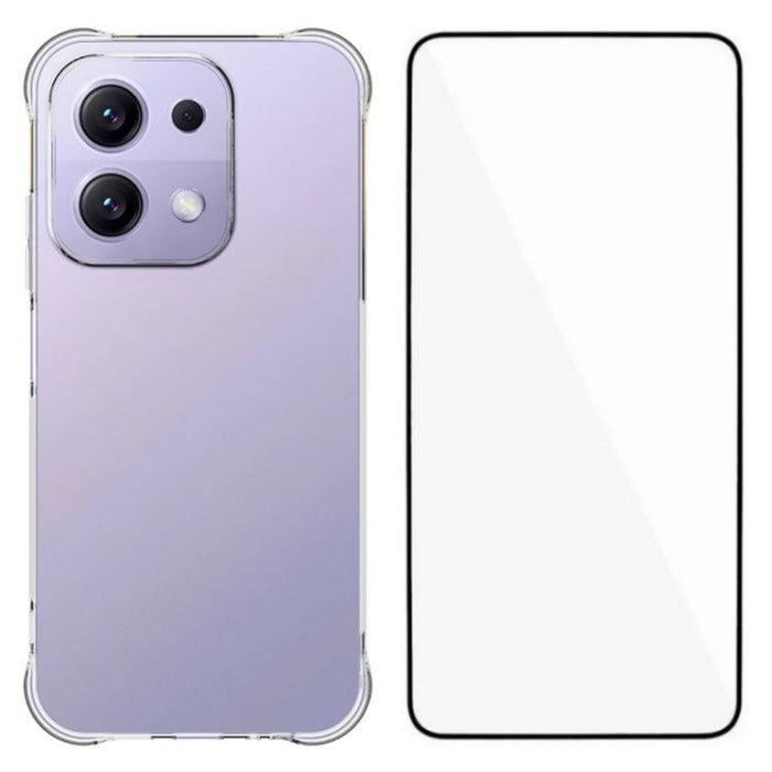 Funda protectora transparente de TPU con cuatro esquinas y protector de pantalla WANLONFENG, For Redmi A7 Pro 4G 171mm / Poco C85x 5G, For Redmi 15a 5G, For Redmi Turbo 5 Max / Poco X8 Pro Max 5G, For Redmi Turbo 5 / Xiaomi Poco X8 Pro 5G              ...