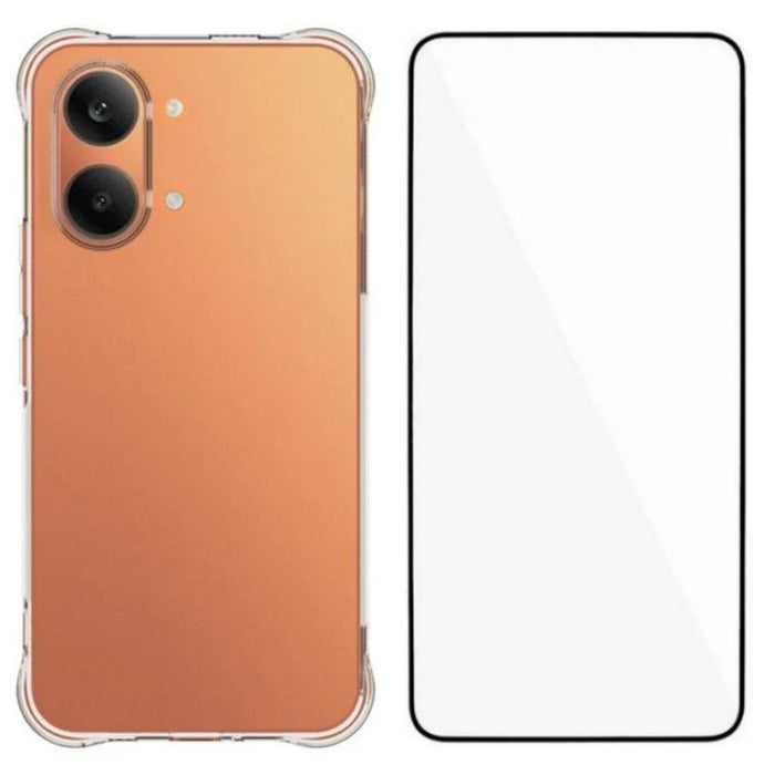 Funda protectora transparente de TPU con cuatro esquinas y protector de pantalla WANLONFENG, For Redmi A7 Pro 4G 171mm / Poco C85x 5G, For Redmi 15a 5G, For Redmi Turbo 5 Max / Poco X8 Pro Max 5G, For Redmi Turbo 5 / Xiaomi Poco X8 Pro 5G              ...