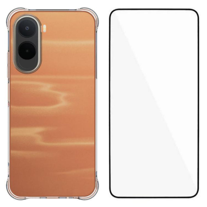 Funda protectora transparente de TPU con cuatro esquinas y protector de pantalla WANLONFENG, For Redmi A7 Pro 4G 171mm / Poco C85x 5G, For Redmi 15a 5G, For Redmi Turbo 5 Max / Poco X8 Pro Max 5G, For Redmi Turbo 5 / Xiaomi Poco X8 Pro 5G              ...