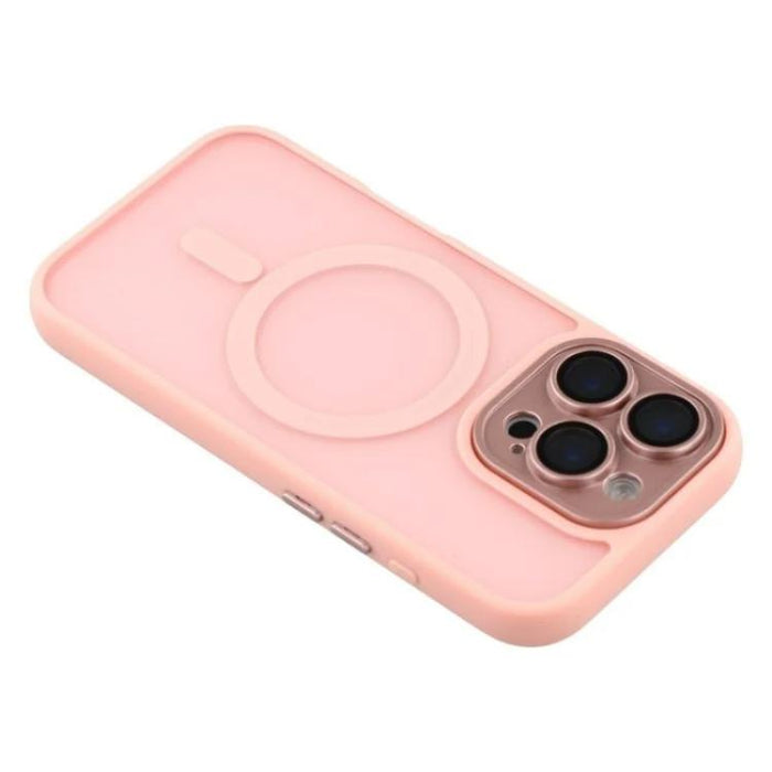 Funda para teléfono híbrida de PC y TPU magnética con tacto de piel WANLONFENG con protector de pantalla, For iPhone 13 Pro, For iPhone 13