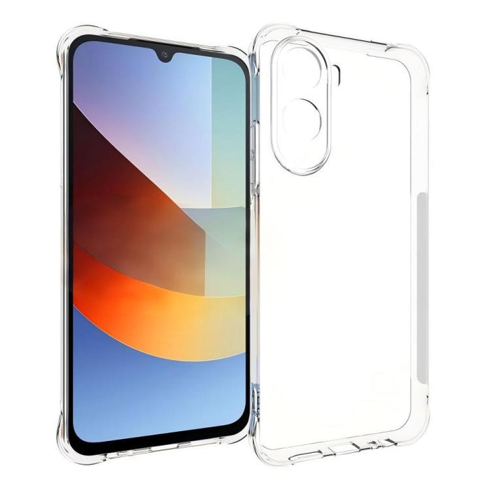 Funda protectora transparente de TPU a prueba de golpes en las cuatro esquinas para teléfono WANLONFENG con 2 protectores de pantalla., For Redmi A7 Pro 4G 171mm / Poco C85x 5G, For Redmi 15a 5G, For Redmi Turbo 5 Max / Poco X8 Pro Max 5G              ...