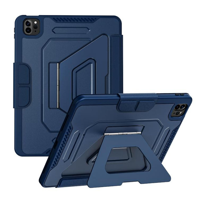 Funda plegable triple de piel vegana con soporte pivotante y ranura para lápiz., For iPad Air 11 2026 / 2025 / 2024, For iPad 2025 / 2022