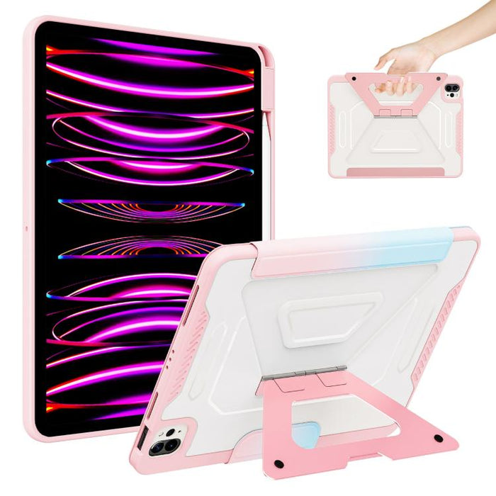 Funda plegable triple de piel vegana con soporte pivotante y ranura para lápiz., For iPad Air 11 2026 / 2025 / 2024, For iPad 2025 / 2022