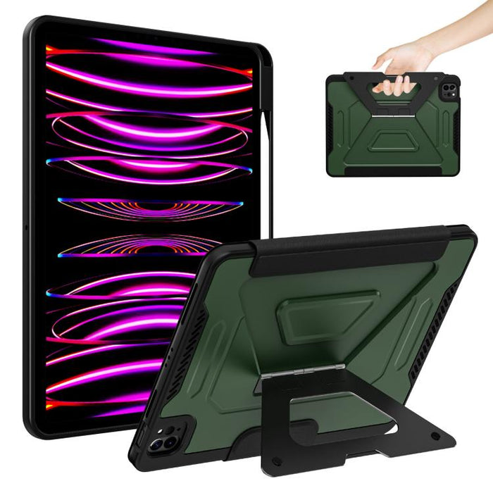 Funda plegable triple de piel vegana con soporte pivotante y ranura para lápiz., For iPad Air 11 2026 / 2025 / 2024, For iPad 2025 / 2022