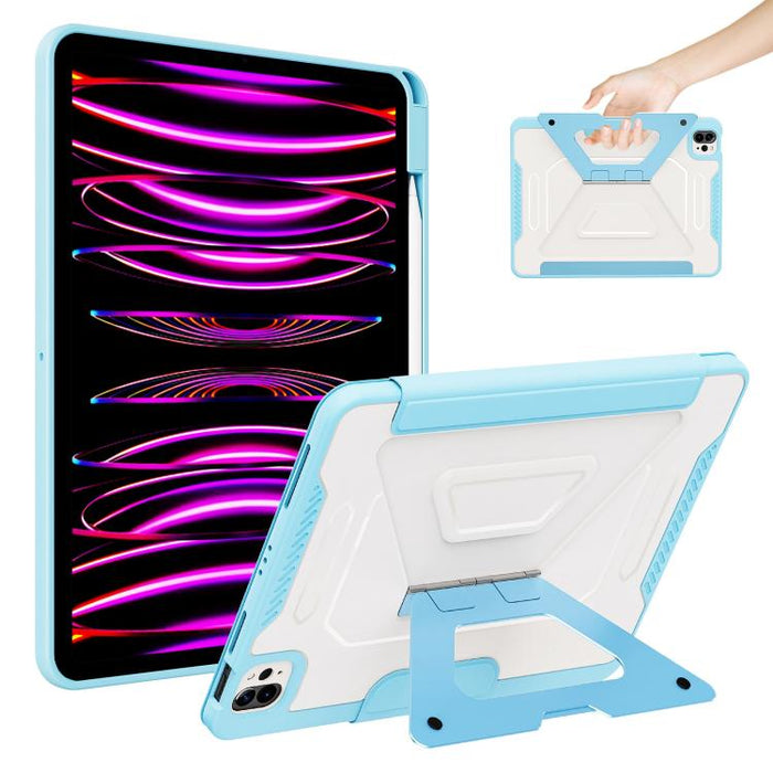 Funda plegable triple de piel vegana con soporte pivotante y ranura para lápiz., For iPad Air 11 2026 / 2025 / 2024, For iPad 2025 / 2022