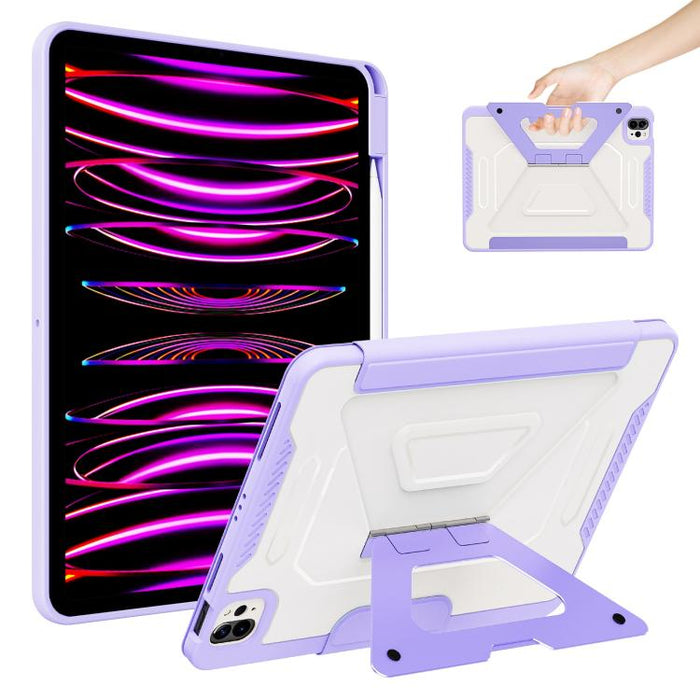 Funda plegable triple de piel vegana con soporte pivotante y ranura para lápiz., For iPad Air 11 2026 / 2025 / 2024, For iPad 2025 / 2022