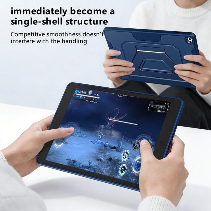 Funda plegable de piel vegana con soporte pivotante triple para tablet., For iPad 10.2 2021 / 2020 / 2019