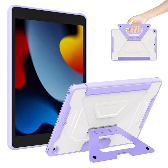 Funda plegable de piel vegana con soporte pivotante triple para tablet., For iPad 10.2 2021 / 2020 / 2019