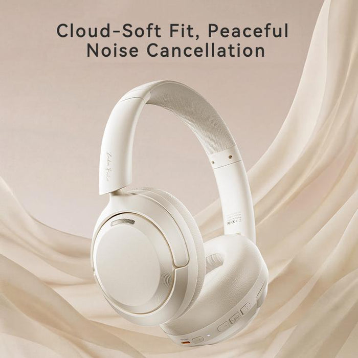 Auriculares inalámbricos Bluetooth V10 con cancelación activa de ruido y ajuste supraaural.