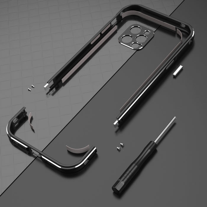 Protector de lente de la serie Aurora + estuche protector con marco de metal, For iPhone 12 mini, For iPhone 12, For iPhone 12 Pro Max