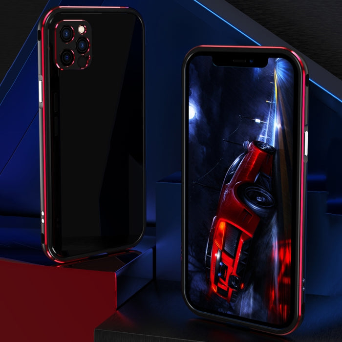 Protector de lente de la serie Aurora + estuche protector con marco de metal, For iPhone 12 mini, For iPhone 12, For iPhone 12 Pro Max