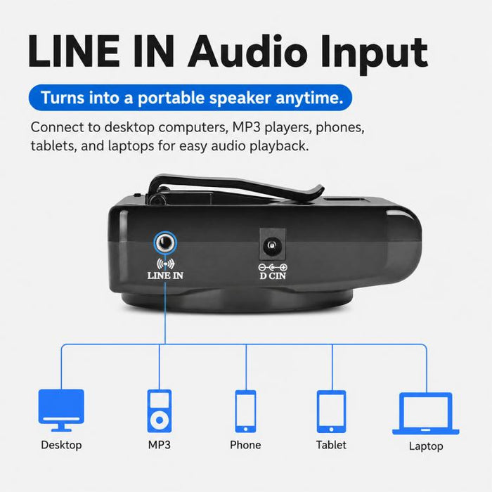 Amplificador de voz portátil para enseñanza con micrófono colgante de cintura J-801