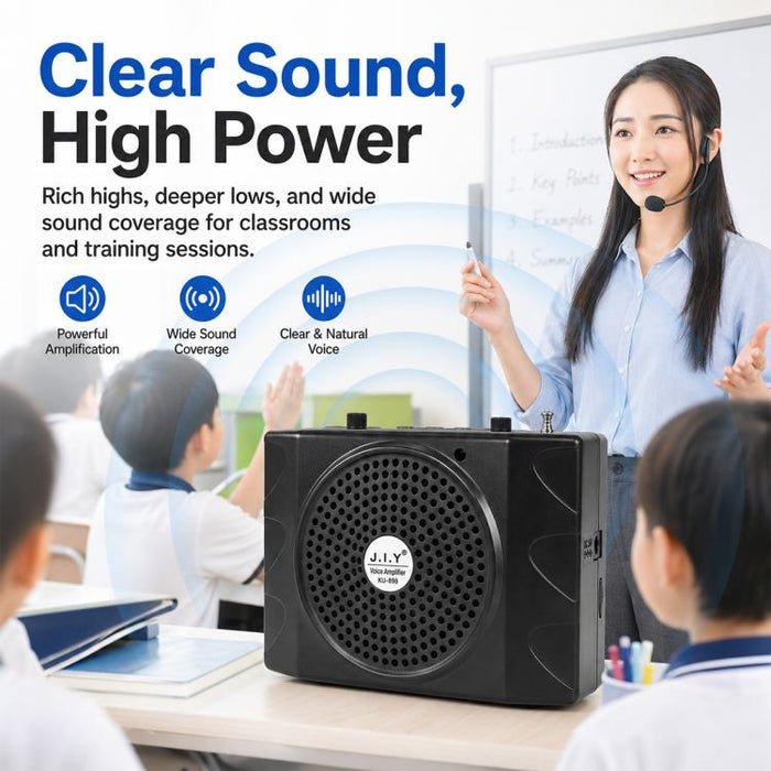 Amplificador de voz portátil Bluetooth KU-898 para enseñanza, US Plug, EU Plug, UK Plug