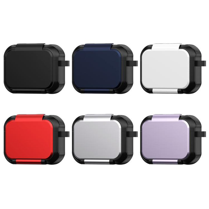 Soporte plegable, funda protectora antigolpes para auriculares con espejo, For AirPods Pro 3, For AirPods Pro 2