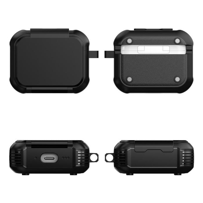 Soporte plegable, funda protectora antigolpes para auriculares con espejo, For AirPods Pro 3, For AirPods Pro 2