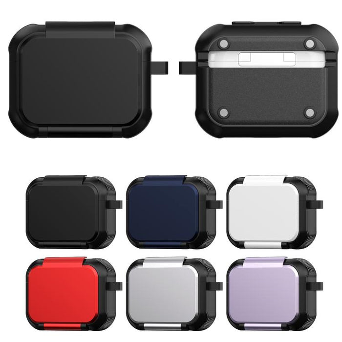 Soporte plegable, funda protectora antigolpes para auriculares con espejo, For AirPods Pro 3, For AirPods Pro 2