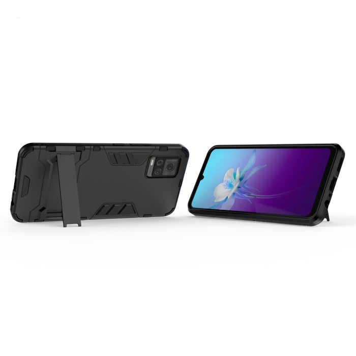 Funda protectora PC + TPU a prueba de golpes con soporte, For vivo V20, For Xiaomi MI 10T Pro