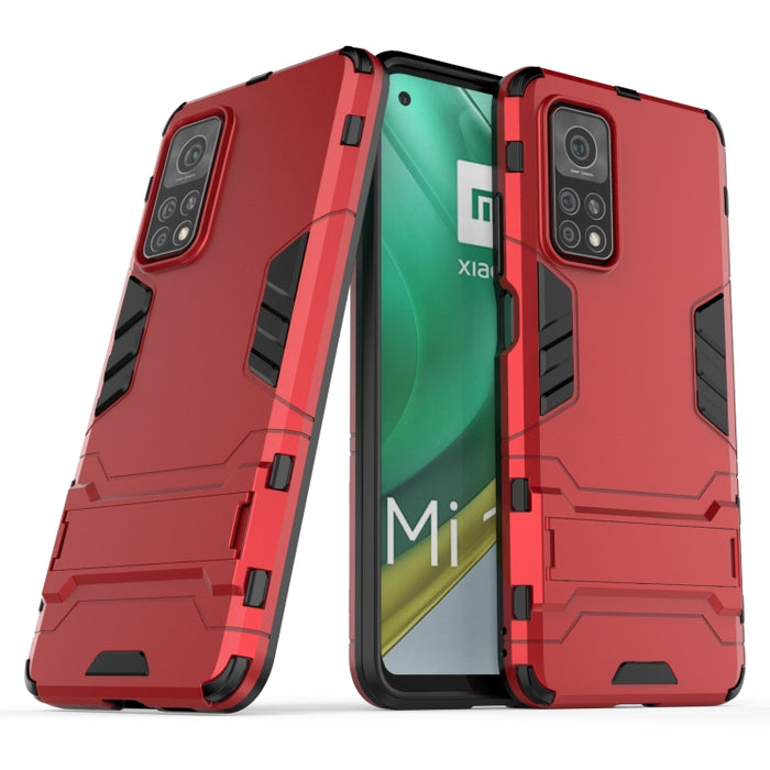 Funda protectora PC + TPU a prueba de golpes con soporte, For vivo V20, For Xiaomi MI 10T Pro