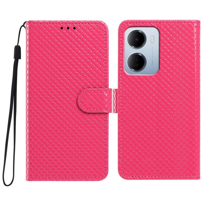 Funda para teléfono de piel vegana con hebilla espejada y cordón negro pequeño., For Redmi A7 Pro 171mm / Poco C85x 5G, For Redmi 15a 5G, For Redmi Note 15 5G 4G Poco M8 5G, For Redmi 15C 5G / 4G EU 173mm, For Redmi 15C 5G / 4G Global 171mm            ...