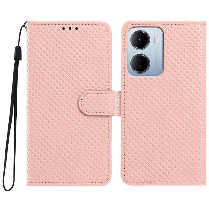 Funda para teléfono de piel vegana con hebilla espejada y cordón negro pequeño., For Redmi A7 Pro 171mm / Poco C85x 5G, For Redmi 15a 5G, For Redmi Note 15 5G 4G Poco M8 5G, For Redmi 15C 5G / 4G EU 173mm, For Redmi 15C 5G / 4G Global 171mm            ...