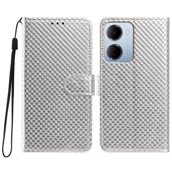 Funda para teléfono de piel vegana con hebilla espejada y cordón negro pequeño., For Redmi A7 Pro 171mm / Poco C85x 5G, For Redmi 15a 5G, For Redmi Note 15 5G 4G Poco M8 5G, For Redmi 15C 5G / 4G EU 173mm, For Redmi 15C 5G / 4G Global 171mm            ...