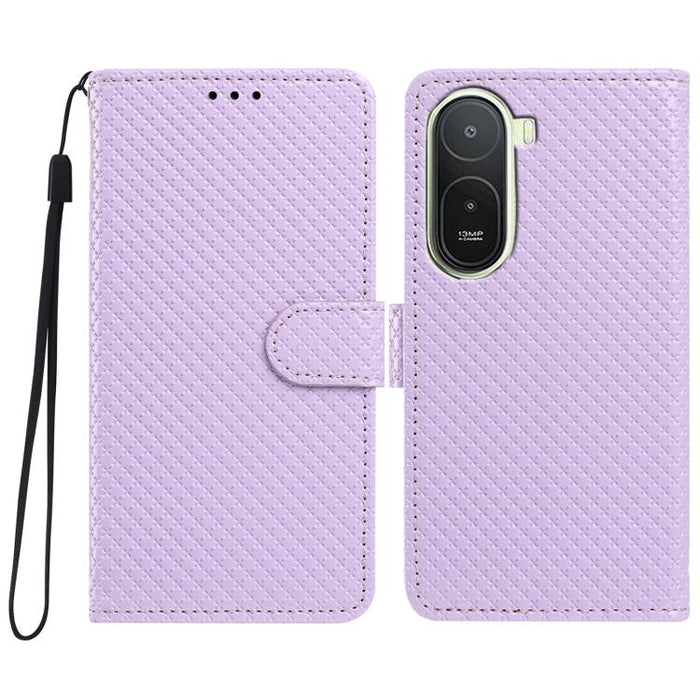 Funda para teléfono de piel vegana con hebilla espejada y cordón negro pequeño., For Redmi A7 Pro 171mm / Poco C85x 5G, For Redmi 15a 5G, For Redmi Note 15 5G 4G Poco M8 5G, For Redmi 15C 5G / 4G EU 173mm, For Redmi 15C 5G / 4G Global 171mm            ...