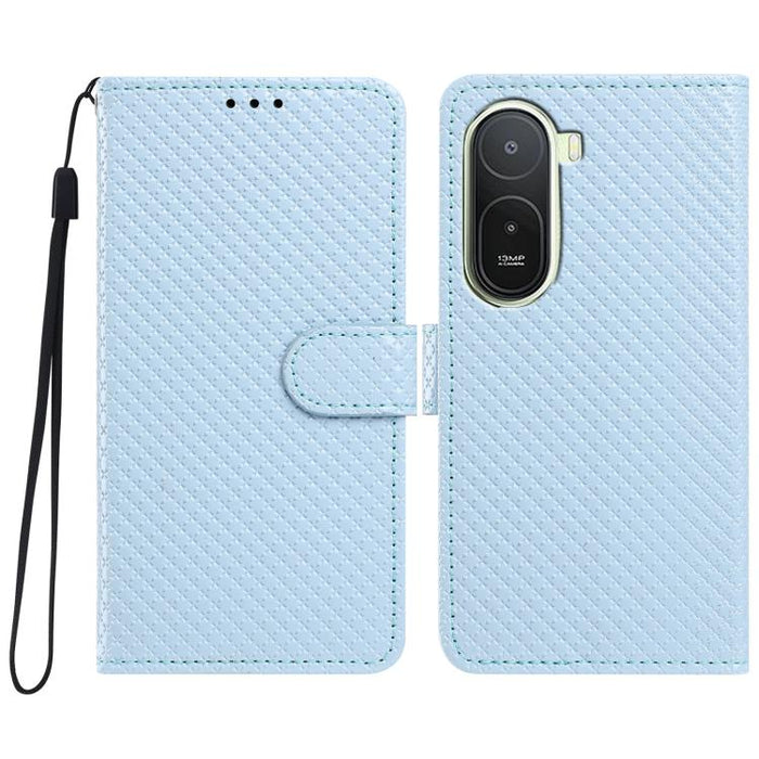 Funda para teléfono de piel vegana con hebilla espejada y cordón negro pequeño., For Redmi A7 Pro 171mm / Poco C85x 5G, For Redmi 15a 5G, For Redmi Note 15 5G 4G Poco M8 5G, For Redmi 15C 5G / 4G EU 173mm, For Redmi 15C 5G / 4G Global 171mm            ...