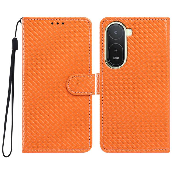 Funda para teléfono de piel vegana con hebilla espejada y cordón negro pequeño., For Redmi A7 Pro 171mm / Poco C85x 5G, For Redmi 15a 5G, For Redmi Note 15 5G 4G Poco M8 5G, For Redmi 15C 5G / 4G EU 173mm, For Redmi 15C 5G / 4G Global 171mm            ...