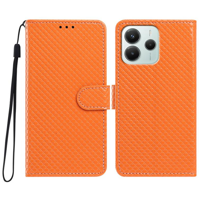 Funda para teléfono de piel vegana con hebilla espejada y cordón negro pequeño., For Redmi A7 Pro 171mm / Poco C85x 5G, For Redmi 15a 5G, For Redmi Note 15 5G 4G Poco M8 5G, For Redmi 15C 5G / 4G EU 173mm, For Redmi 15C 5G / 4G Global 171mm            ...