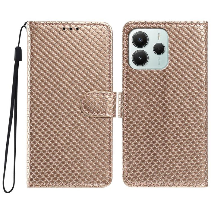 Funda para teléfono de piel vegana con hebilla espejada y cordón negro pequeño., For Redmi A7 Pro 171mm / Poco C85x 5G, For Redmi 15a 5G, For Redmi Note 15 5G 4G Poco M8 5G, For Redmi 15C 5G / 4G EU 173mm, For Redmi 15C 5G / 4G Global 171mm            ...