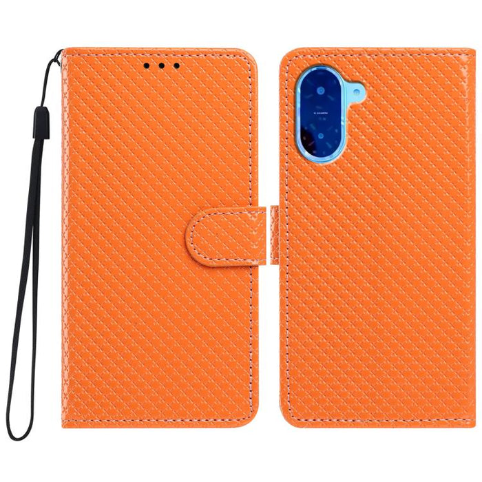 Funda para teléfono de piel vegana con hebilla espejada y cordón negro pequeño., For Redmi A7 Pro 171mm / Poco C85x 5G, For Redmi 15a 5G, For Redmi Note 15 5G 4G Poco M8 5G, For Redmi 15C 5G / 4G EU 173mm, For Redmi 15C 5G / 4G Global 171mm            ...