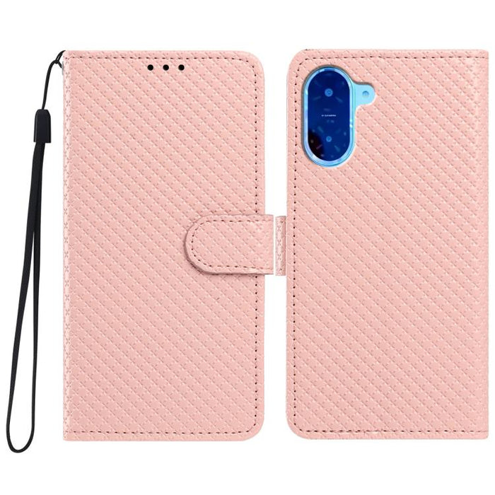 Funda para teléfono de piel vegana con hebilla espejada y cordón negro pequeño., For Redmi A7 Pro 171mm / Poco C85x 5G, For Redmi 15a 5G, For Redmi Note 15 5G 4G Poco M8 5G, For Redmi 15C 5G / 4G EU 173mm, For Redmi 15C 5G / 4G Global 171mm            ...