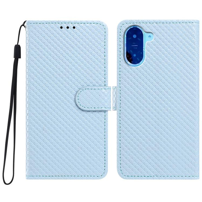 Funda para teléfono de piel vegana con hebilla espejada y cordón negro pequeño., For Redmi A7 Pro 171mm / Poco C85x 5G, For Redmi 15a 5G, For Redmi Note 15 5G 4G Poco M8 5G, For Redmi 15C 5G / 4G EU 173mm, For Redmi 15C 5G / 4G Global 171mm            ...