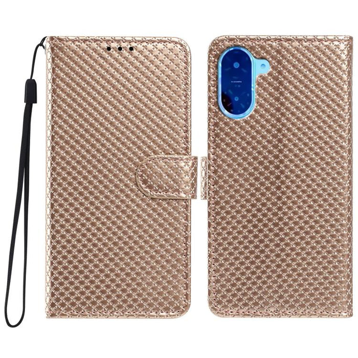 Funda para teléfono de piel vegana con hebilla espejada y cordón negro pequeño., For Redmi A7 Pro 171mm / Poco C85x 5G, For Redmi 15a 5G, For Redmi Note 15 5G 4G Poco M8 5G, For Redmi 15C 5G / 4G EU 173mm, For Redmi 15C 5G / 4G Global 171mm            ...