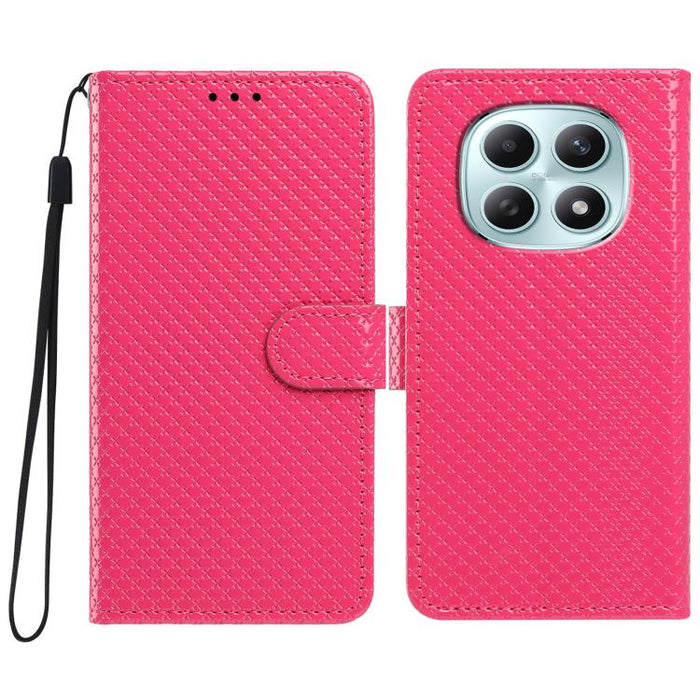 Funda para teléfono de piel vegana con hebilla espejada y cordón negro pequeño., For Redmi A7 Pro 171mm / Poco C85x 5G, For Redmi 15a 5G, For Redmi Note 15 5G 4G Poco M8 5G, For Redmi 15C 5G / 4G EU 173mm, For Redmi 15C 5G / 4G Global 171mm            ...