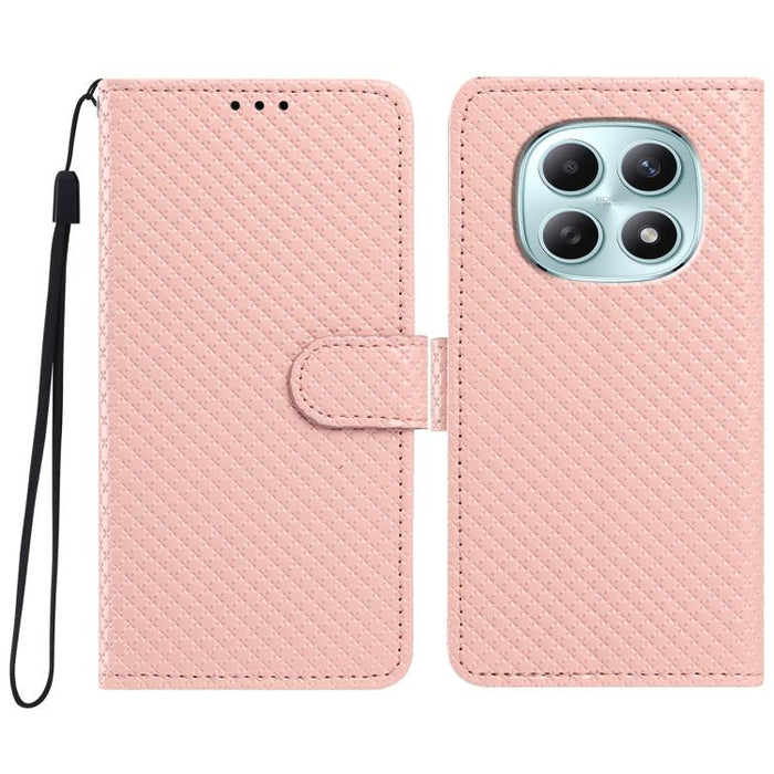 Funda para teléfono de piel vegana con hebilla espejada y cordón negro pequeño., For Redmi A7 Pro 171mm / Poco C85x 5G, For Redmi 15a 5G, For Redmi Note 15 5G 4G Poco M8 5G, For Redmi 15C 5G / 4G EU 173mm, For Redmi 15C 5G / 4G Global 171mm            ...