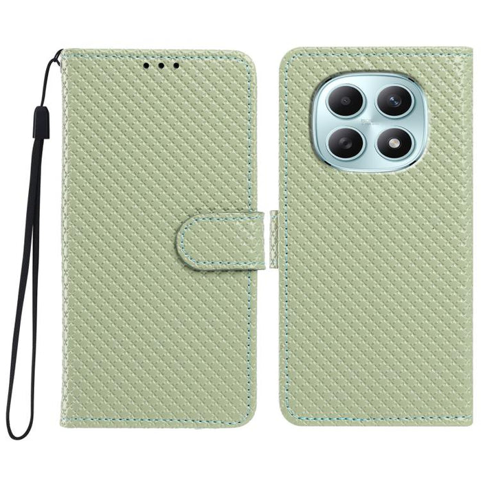Funda para teléfono de piel vegana con hebilla espejada y cordón negro pequeño., For Redmi A7 Pro 171mm / Poco C85x 5G, For Redmi 15a 5G, For Redmi Note 15 5G 4G Poco M8 5G, For Redmi 15C 5G / 4G EU 173mm, For Redmi 15C 5G / 4G Global 171mm            ...