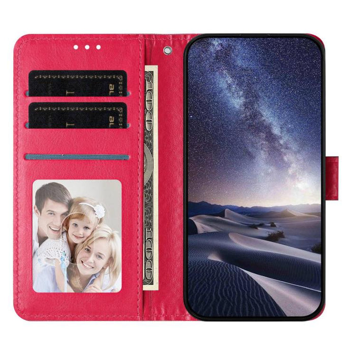 Funda para teléfono de piel vegana con hebilla espejada y cordón negro pequeño., For Redmi Note 13 5G, For Redmi Note 13 Pro+, For Redmi Note 13 Pro 5G