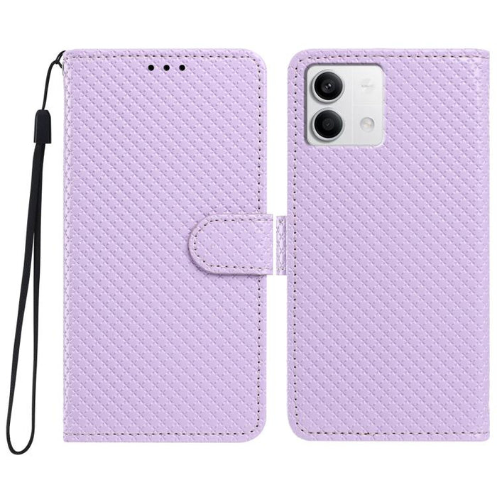Funda para teléfono de piel vegana con hebilla espejada y cordón negro pequeño., For Redmi Note 13 5G, For Redmi Note 13 Pro+, For Redmi Note 13 Pro 5G