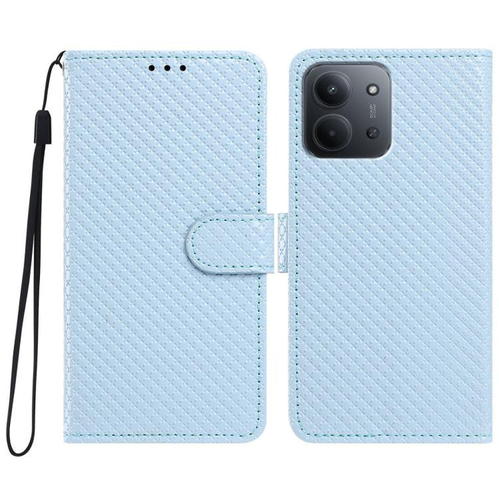 Funda para teléfono de piel vegana con hebilla espejada y cordón negro pequeño., For Redmi A7 Pro 171mm / Poco C85x 5G, For Redmi 15a 5G, For Redmi Note 15 5G 4G Poco M8 5G, For Redmi 15C 5G / 4G EU 173mm, For Redmi 15C 5G / 4G Global 171mm            ...