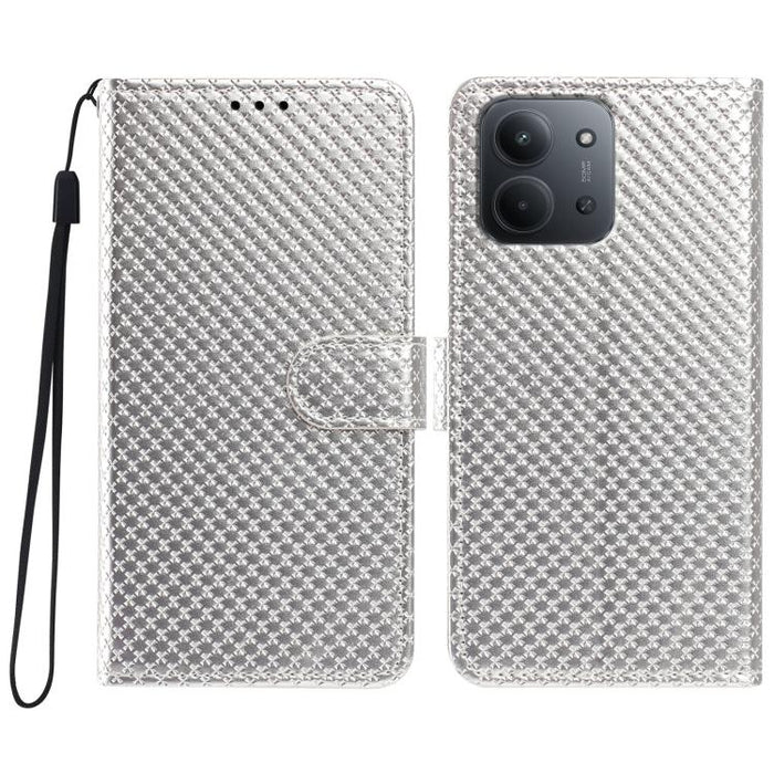 Funda para teléfono de piel vegana con hebilla espejada y cordón negro pequeño., For Redmi A7 Pro 171mm / Poco C85x 5G, For Redmi 15a 5G, For Redmi Note 15 5G 4G Poco M8 5G, For Redmi 15C 5G / 4G EU 173mm, For Redmi 15C 5G / 4G Global 171mm            ...