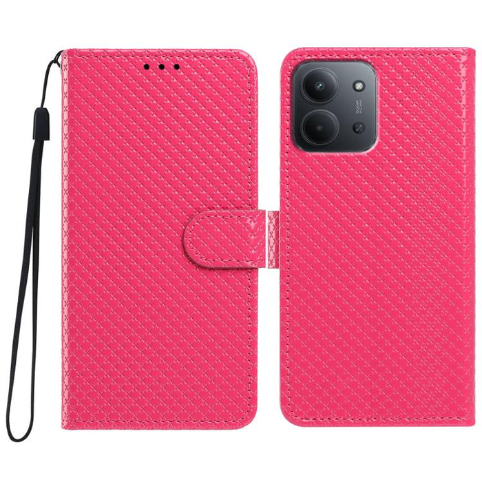 Funda para teléfono de piel vegana con hebilla espejada y cordón negro pequeño., For Redmi A7 Pro 171mm / Poco C85x 5G, For Redmi 15a 5G, For Redmi Note 15 5G 4G Poco M8 5G, For Redmi 15C 5G / 4G EU 173mm, For Redmi 15C 5G / 4G Global 171mm            ...
