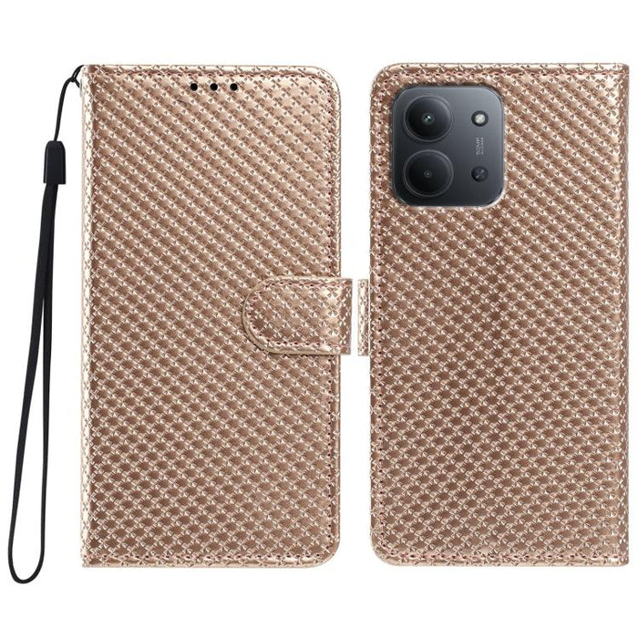Funda para teléfono de piel vegana con hebilla espejada y cordón negro pequeño., For Redmi A7 Pro 171mm / Poco C85x 5G, For Redmi 15a 5G, For Redmi Note 15 5G 4G Poco M8 5G, For Redmi 15C 5G / 4G EU 173mm, For Redmi 15C 5G / 4G Global 171mm            ...