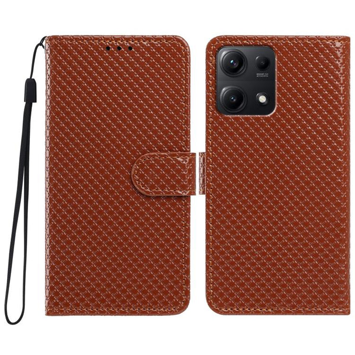 Funda para teléfono de piel vegana con hebilla espejada y cordón negro pequeño., For Redmi A7 Pro 171mm / Poco C85x 5G, For Redmi 15a 5G, For Redmi Note 15 5G 4G Poco M8 5G, For Redmi 15C 5G / 4G EU 173mm, For Redmi 15C 5G / 4G Global 171mm            ...