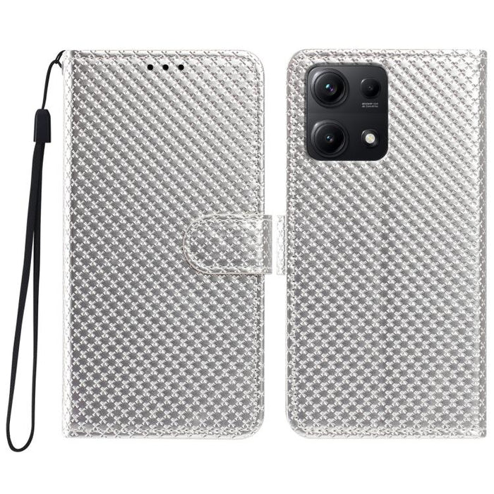 Funda para teléfono de piel vegana con hebilla espejada y cordón negro pequeño., For Redmi A7 Pro 171mm / Poco C85x 5G, For Redmi 15a 5G, For Redmi Note 15 5G 4G Poco M8 5G, For Redmi 15C 5G / 4G EU 173mm, For Redmi 15C 5G / 4G Global 171mm            ...
