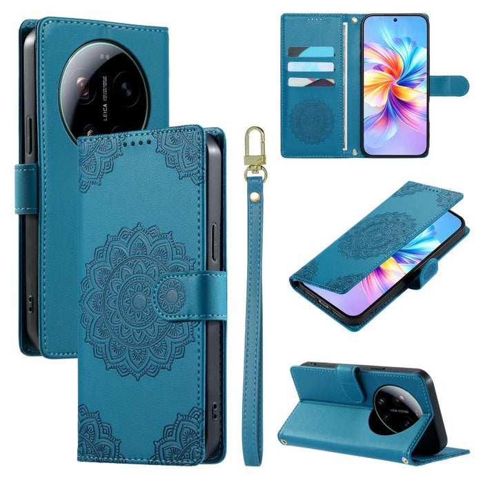 Funda para teléfono de piel vegana con cierre magnético y estampado de tótem, con correa., For Xiaomi 17 Max, For Xiaomi 17T Pro 5G, For Xiaomi 17T 5G, For Xiaomi Poco X8 Pro Max / Redmi Turbo 5 Max, For Xiaomi Poco X8 Pro 5G / Redmi Turbo 5 5G        ...