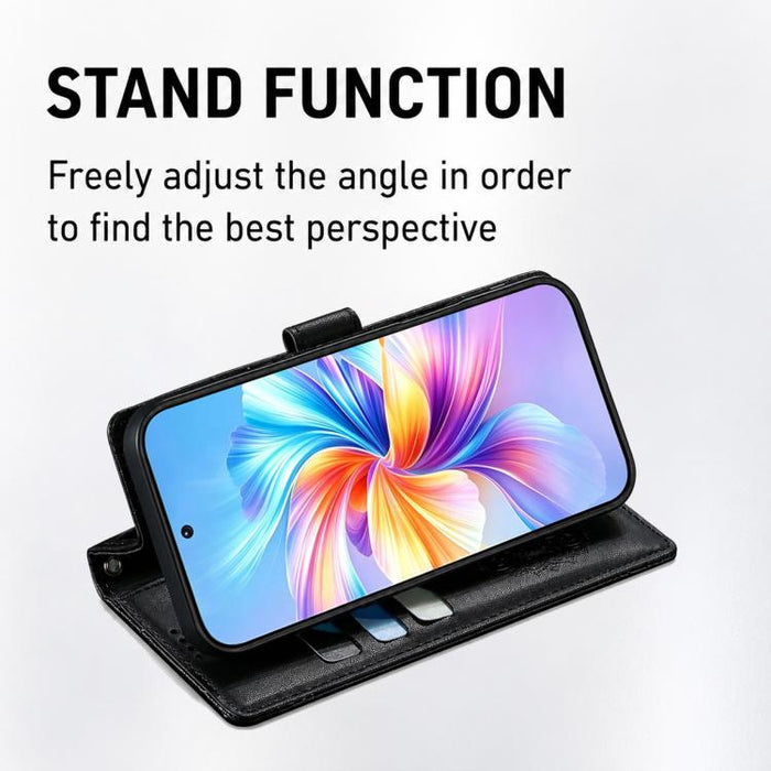 Funda para teléfono de piel vegana con cierre magnético y estampado de tótem, con correa., For Xiaomi Poco M7 4G 171mm, For Xiaomi 15T Pro 5G, For Xiaomi 15T 5G, For Xiaomi Poco F7 / Redmi Turbo 4 Pro, For Xiaomi 15 Ultra                               ...