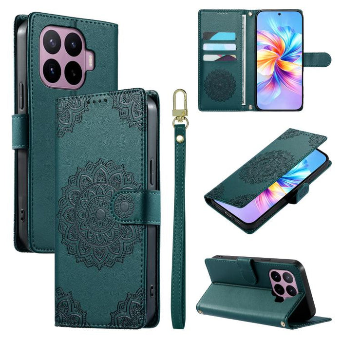 Funda para teléfono de piel vegana con cierre magnético y estampado de tótem, con correa., For Xiaomi 17 Max, For Xiaomi 17T Pro 5G, For Xiaomi 17T 5G, For Xiaomi Poco X8 Pro Max / Redmi Turbo 5 Max, For Xiaomi Poco X8 Pro 5G / Redmi Turbo 5 5G        ...